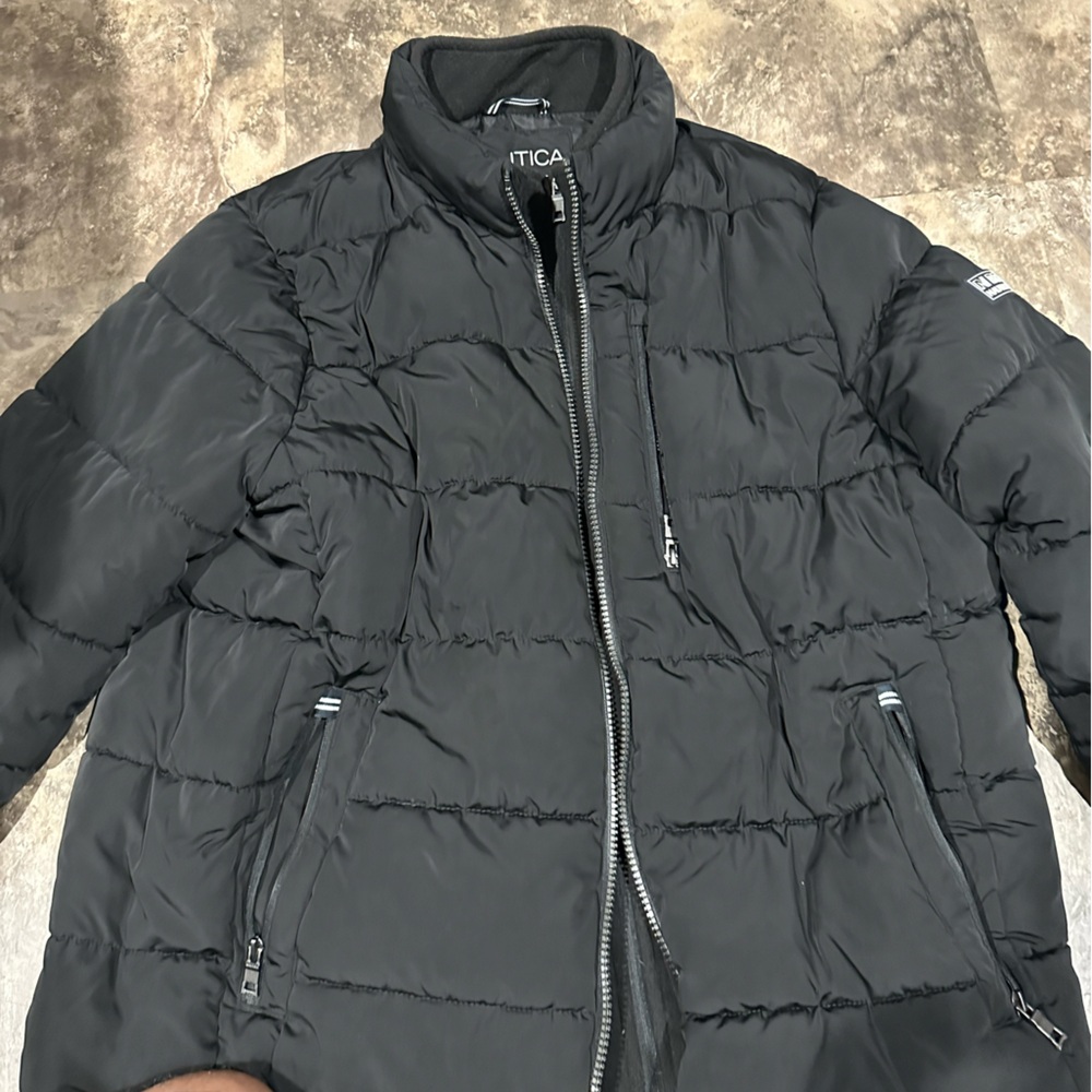 Nautica Black Puffer Jacket